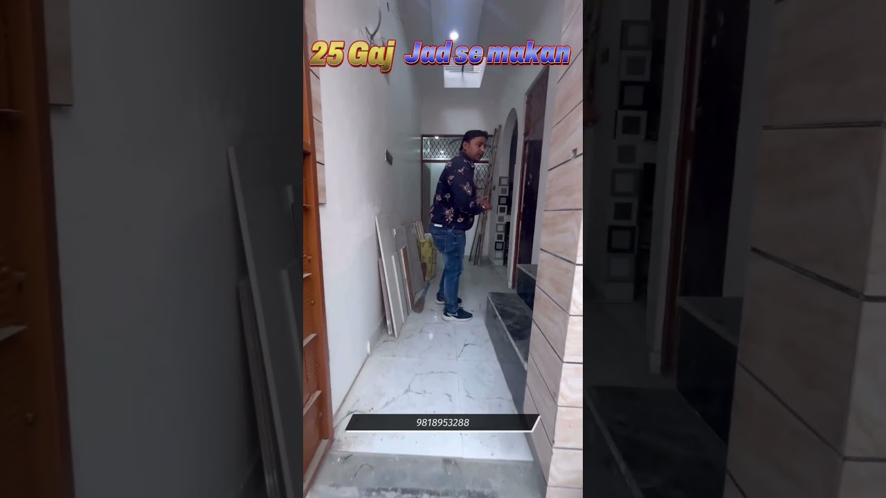 25 Gaj jad se makan | jar se makan Delhi | 25 gaj House design | independent house for sele Delhi