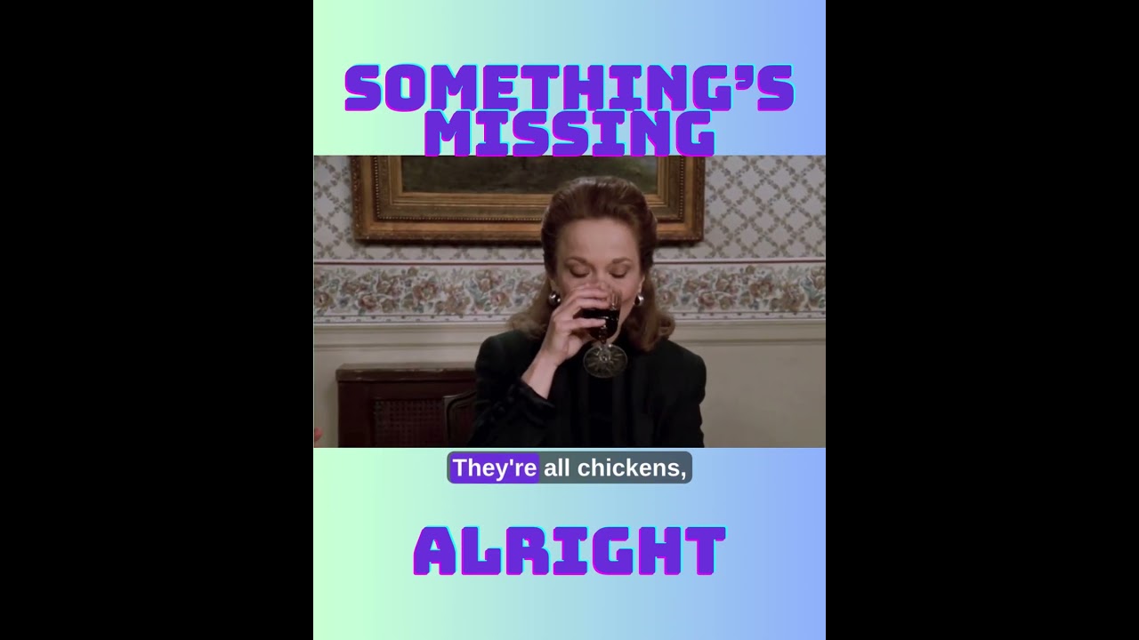 SOMETHING'S MISSING ALRIGHT