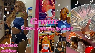 GRWM | Hooters Girl Edition | Hooters Vlog + Money Count |