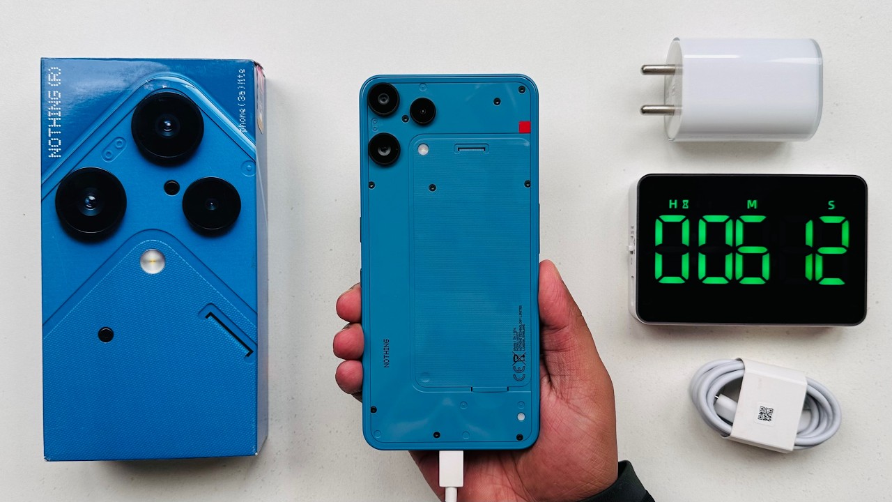 Nothing Phone 3A Lite Battery Charging Test - YouTube