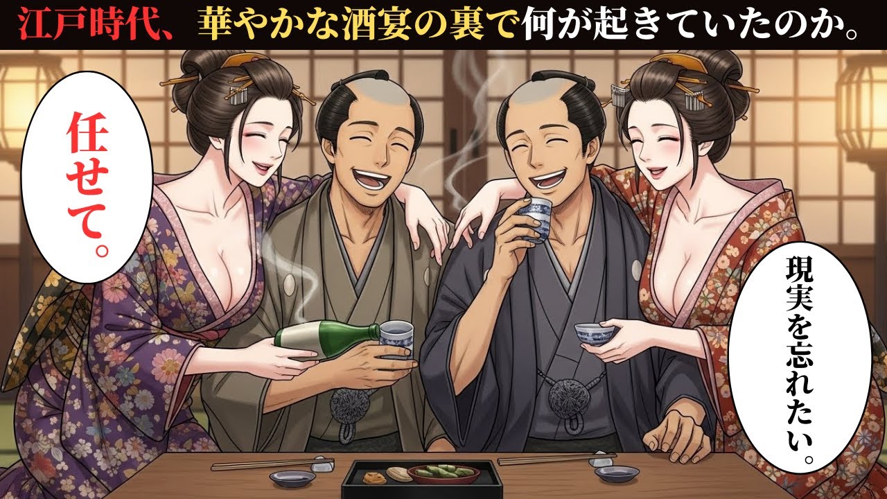 江戸時代、華やかな酒宴の裏で何が起きていたのか。