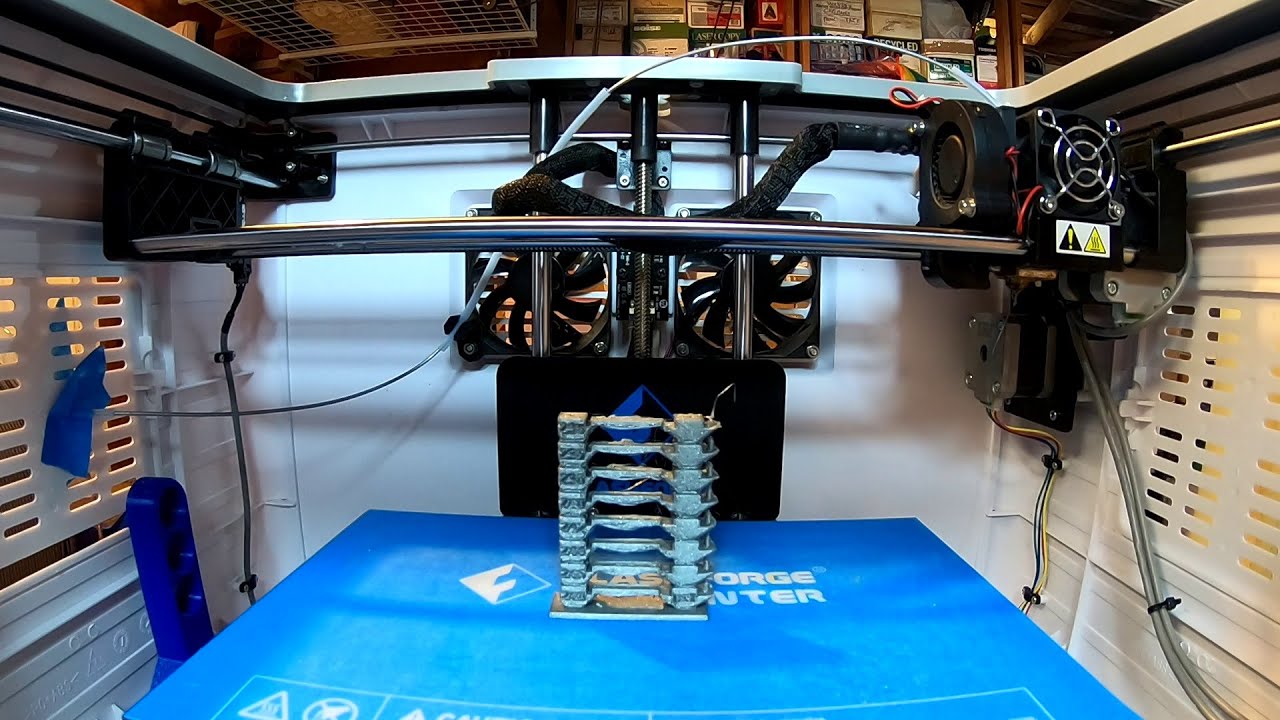 Flashforge Dreamer (NX) - Testing HQA PETG Filament - Part 2 - YouTube