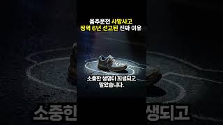 음주운전 사망사고 징역 6년 선고된 진짜 이유 (이슈딸깍)
