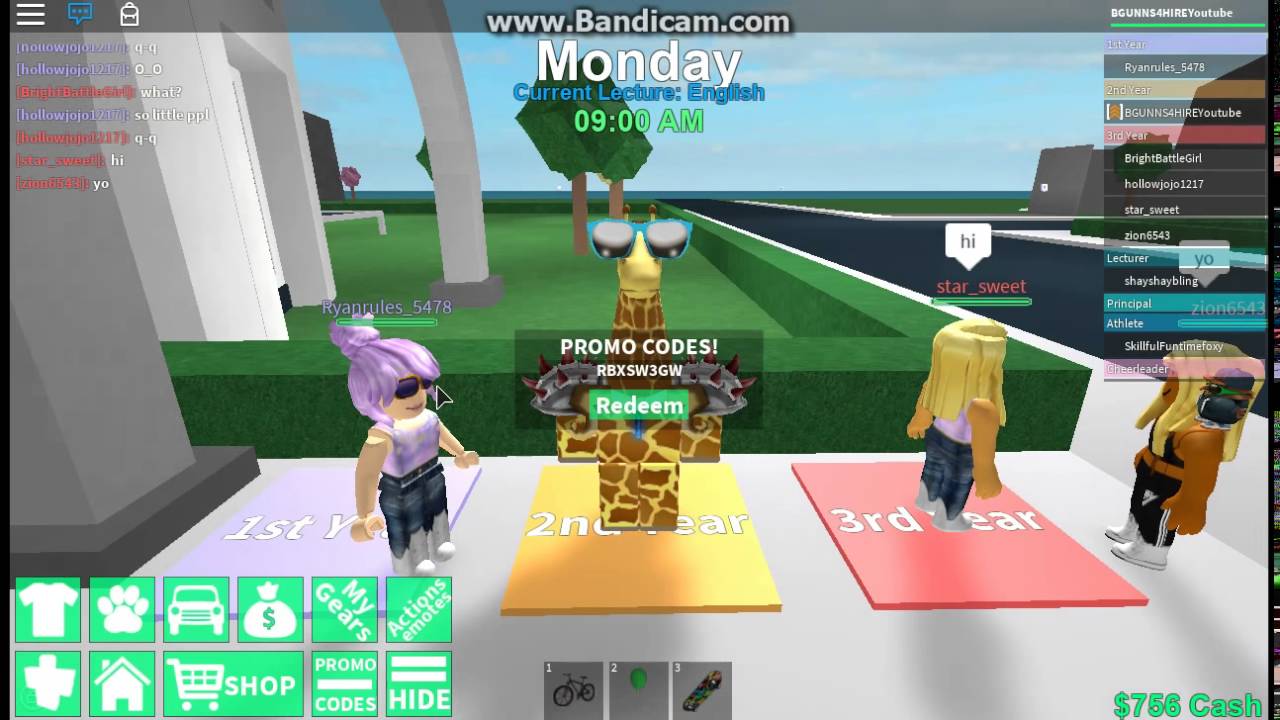 Roblox Robloxia University Promo Code - 