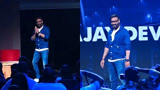 Ajay Devgans Enters In Shandaar Style Of Cop Rudra Veer At Rudra The Edge Of Darkness Conference