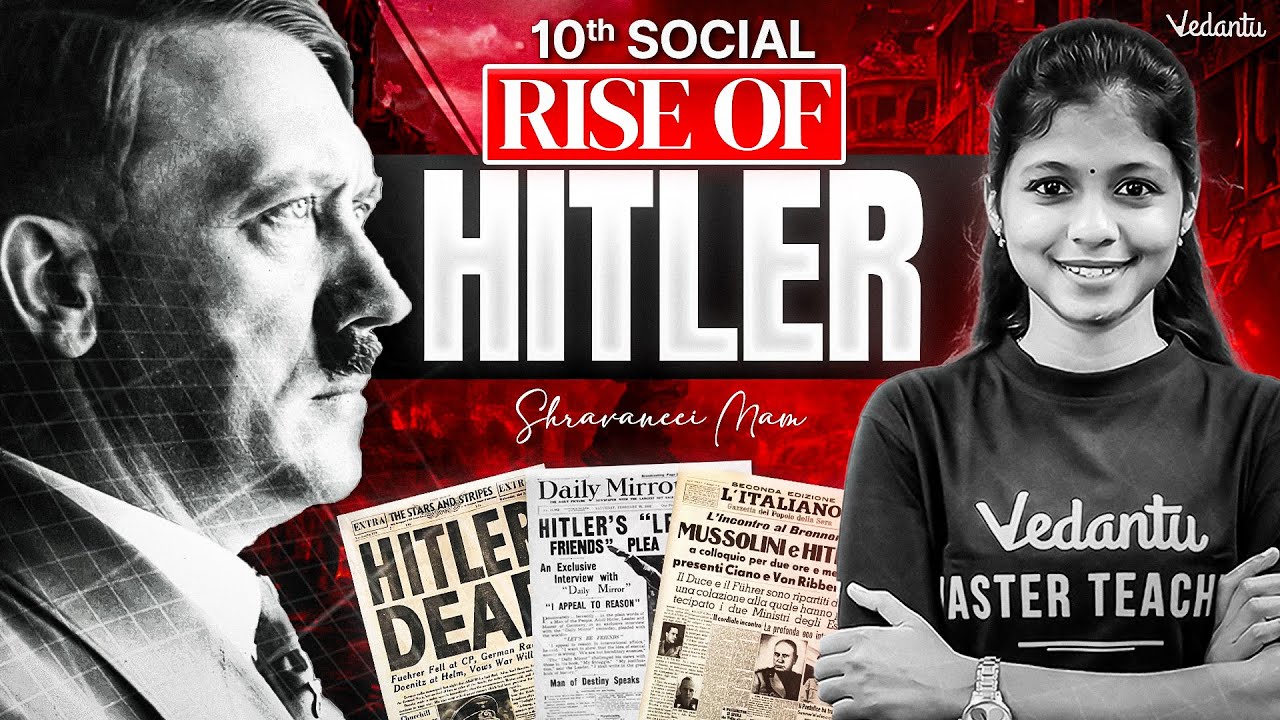 10th Social | Detail 8/8 - Rise of Hitler in Germany | State Board | Shravanee Ma'am