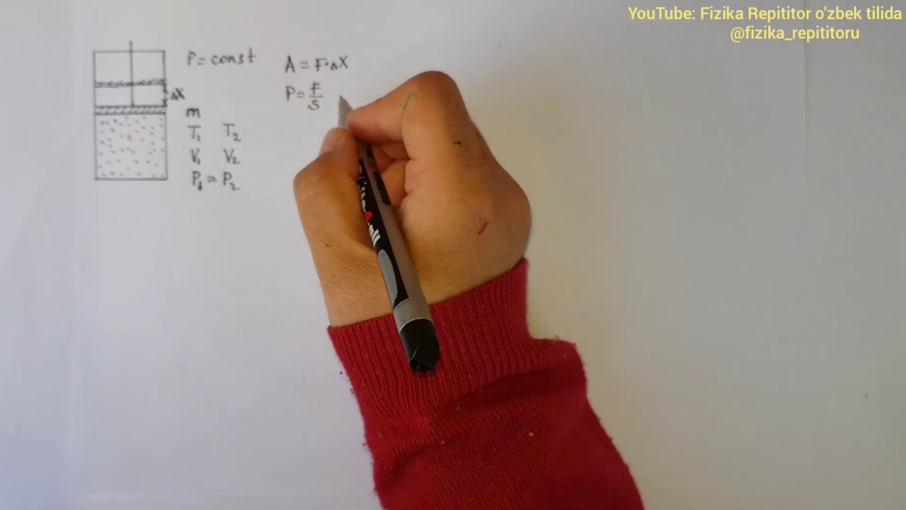 77-dars. Termodinamikada ish.