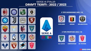 Daftar Klub Liga Italia 2022/2023 | Serie A Italia 2022/2023