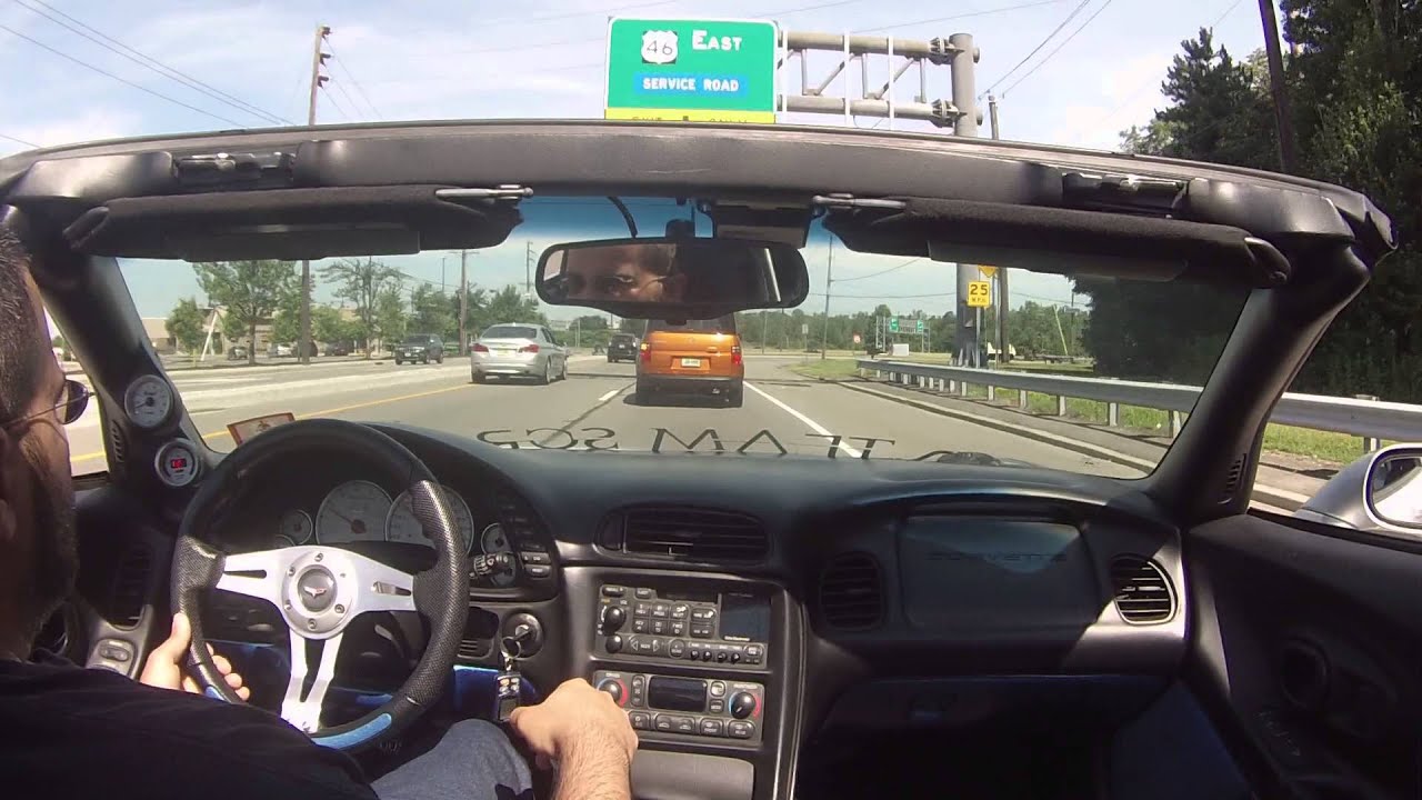 GoPro: joyride in the Corvette