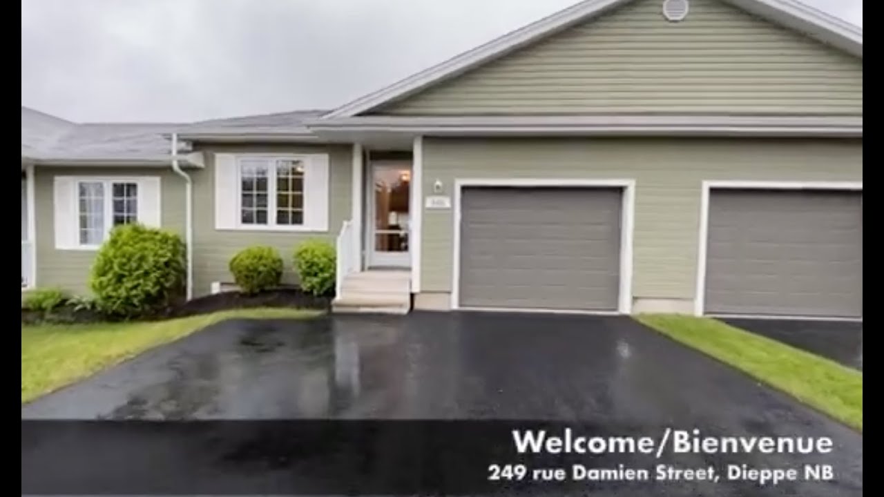 (SOLD) 249 DAMIEN IN DIEPPE - Immaculate Bungalow condo with garage!