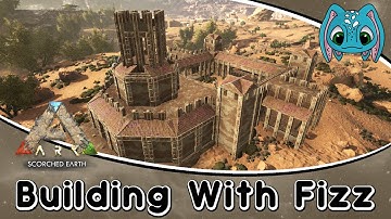 ARK: Scorched Earth Building w/ Fizz :: Desert Villa Base Part 1 (No Mods)