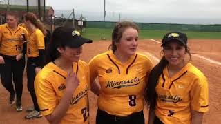 Leah Macias, Hannah Macias, and Mikayla Jones Post Game Wealth