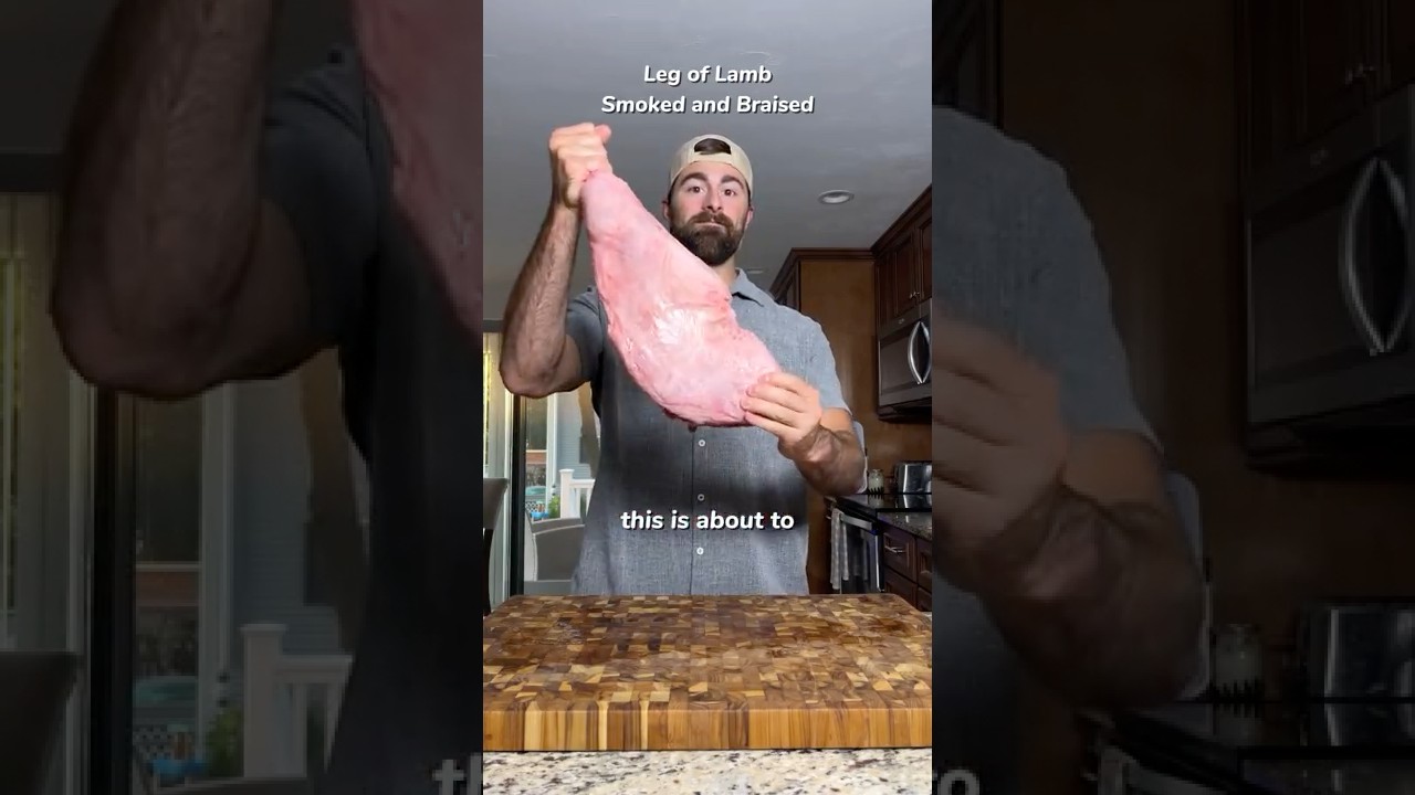 Leg of Lamb: Smoked and Braised