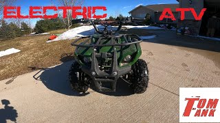 ELECTRIC ATV TEST DRIVE AND REVEIW FULLY EV FOUR WHEELER