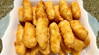 香酥炸鱼柳，外酥内软，比买的好吃😋😋 Crispy Fish Fillets
