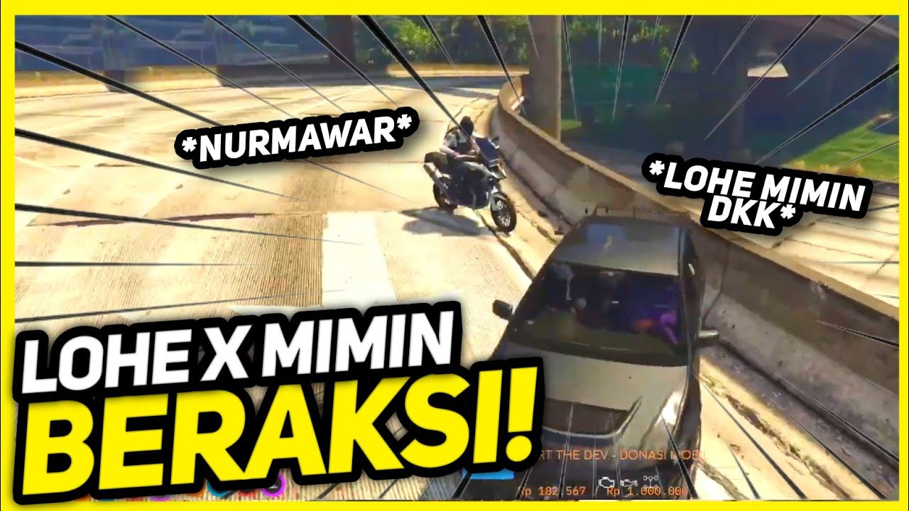 LOHE X MIMIN HELMET BERAKSI 🤣 PURSUIT DIKEJAR INTERCEPTOR 🤣🤣 | GTA V ROLEPLAY #AFTERSCHOOLRP