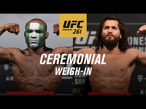 UFC 261: Ceremonial Weigh-in