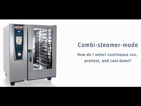 How-to select continuous operation, preheat and cool down | MySCC