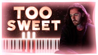 Hozier - Too Sweet (Piano Tutorial)