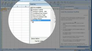 Loading The Analysis Toolpack Take 2