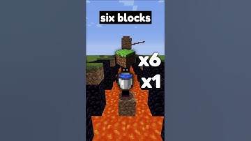 How to Make a NETHER Portal FAST Using A Lava Pool! #shorts #fyp [Speedrunning Tips #3]