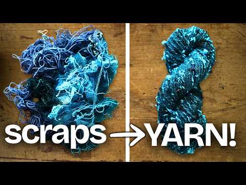 This Victorian Trick Turns Yarn Scraps into Recycled Yarn