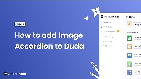 How to add an Image Accordion to Duda