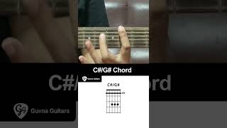 How To Play The C#/G# Chord On Guitar - Guvna Guitars