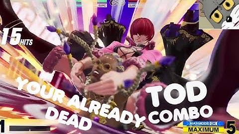 KOFXV - Shermie TOUCH OF DEATH COMBO (100%) 💀
