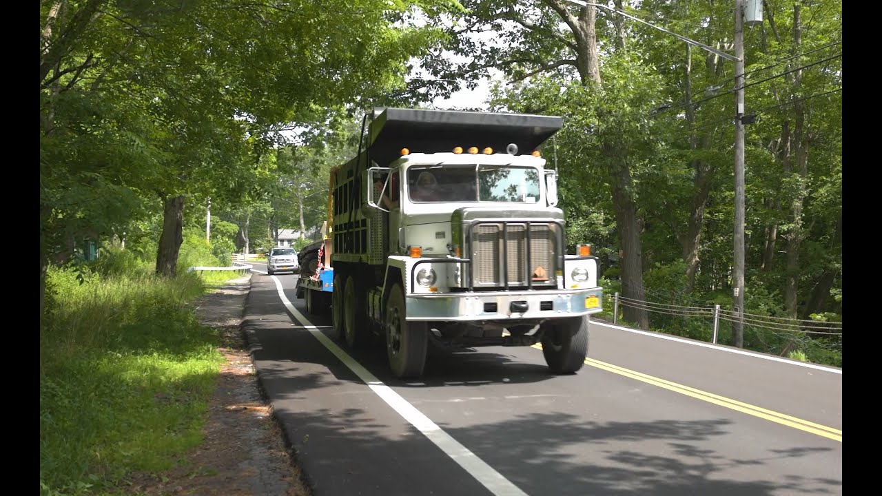 Installing hitch on international dump truck YouTube