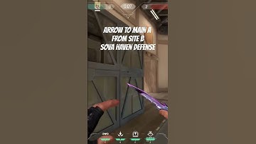 ARROW TO MAIN A FROM SITE B - SOVA HAVEN DEFENSE #valorantshorts #gaming #haven