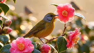 Singing Birds Beneath Tall Trees 🌳 Soft Piano Music 🎹 Nature Calm for Meditation