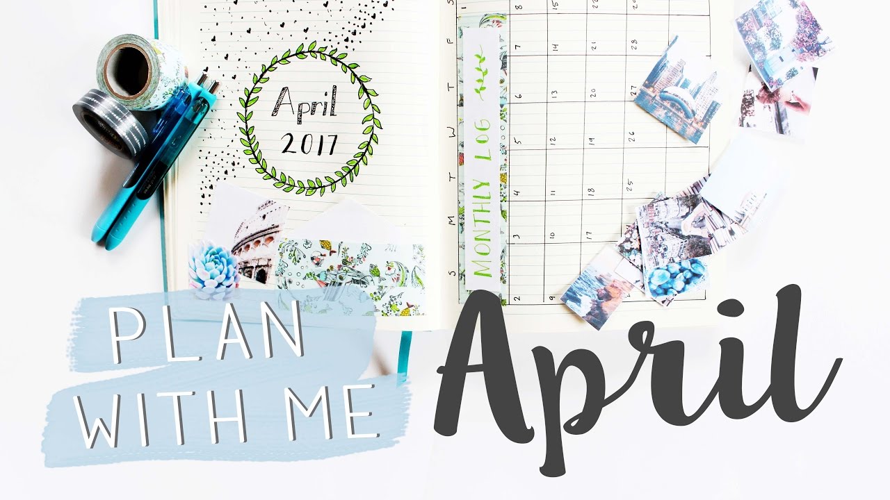 Plan with Me // APRIL 2017 // Veronica Marie