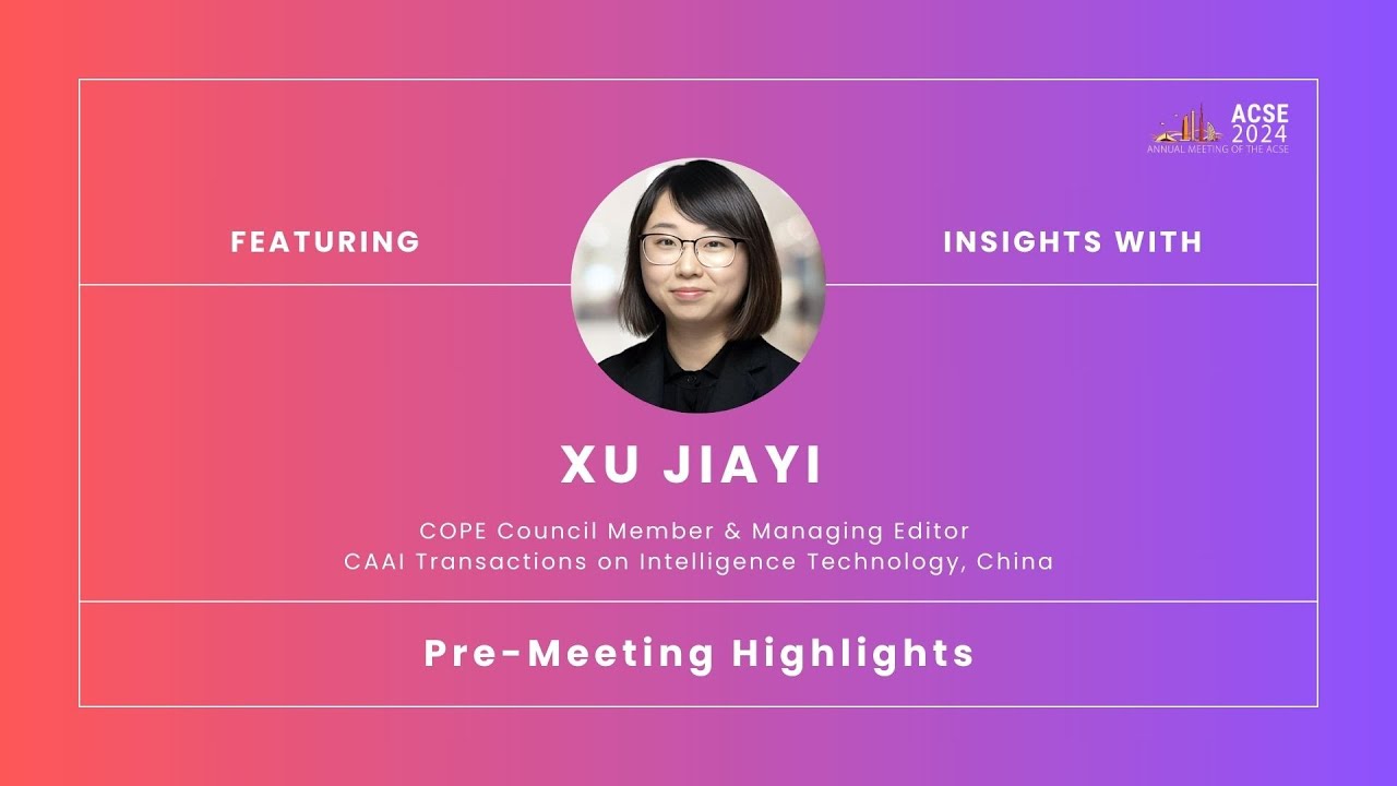Open Access Advocacy: Perspectives from Jiayi Xu - YouTube