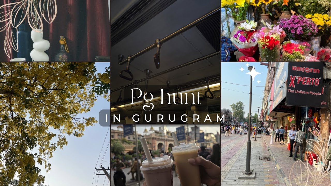 PG hunt in Gurgaon | for my 3 months IndiGo training | ✈️