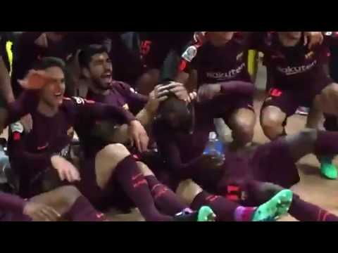 სუარესმა ზეიმის დროს დემბელე დაჩაგრა