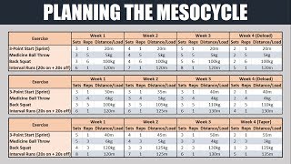 The Fundamentals of Periodization | Planning the Mesocycle