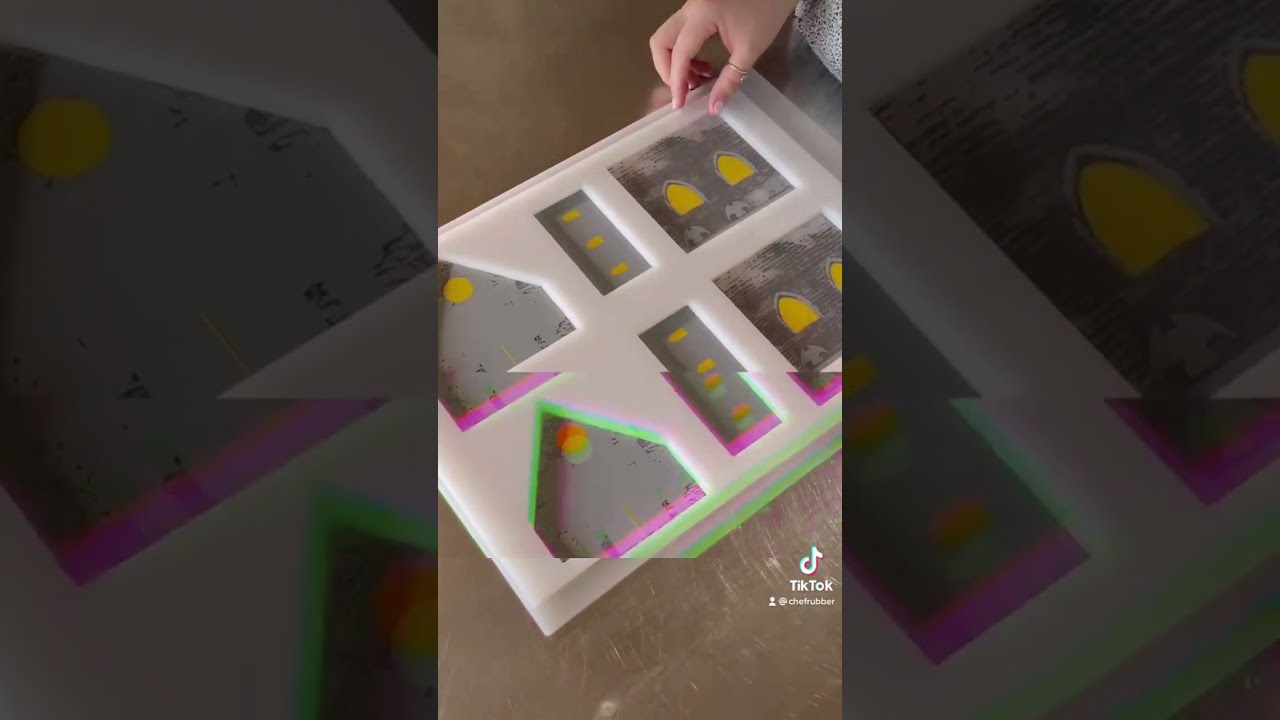 Build an edible haunted house out of chocolate 