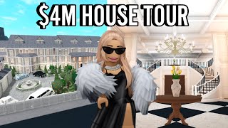 UPDATED $4M BLOXBURG HOUSE TOUR | roblox