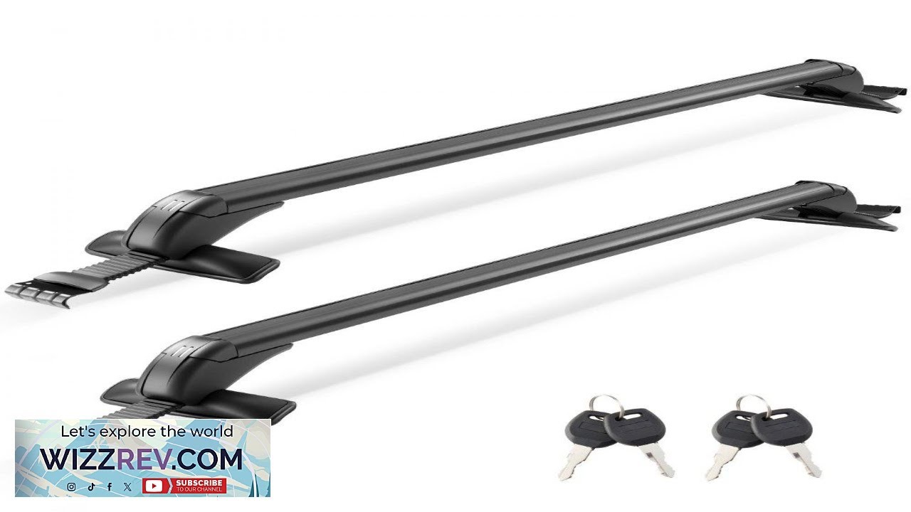 VEVOR Roof Rack Cross Bars Universal Fit for Naked Roofs Without Raised