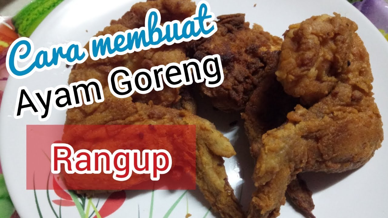 Ayam Goreng Crispy (Rangup) || Cara membuat || Easy Cook || SHC Cooking