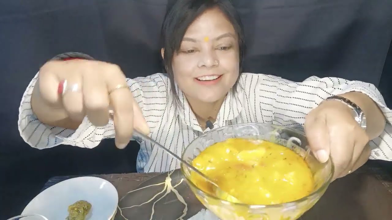 Aalu curry with rice 