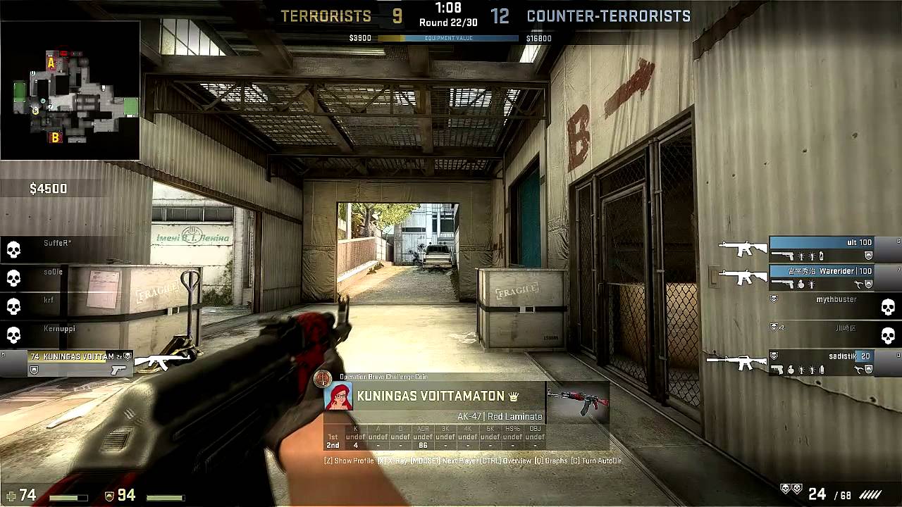 [CS:GO] Animals / 1on5 clutch - YouTube