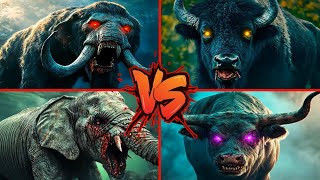 Zombie Mammoth 🆚 Zombie Bison 🆚 Zombie Elephant 🆚 Zombie Ferdinand - Tiles Hop EDM Rush