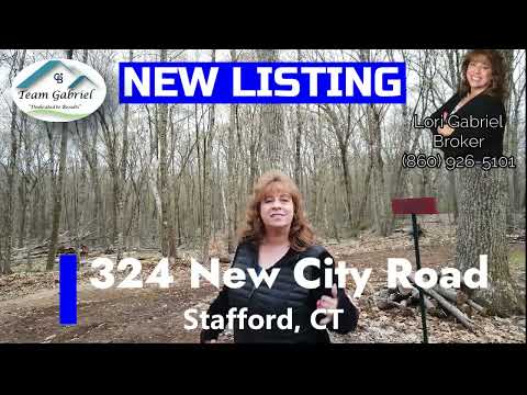 324 New City Road, Stafford, CT home video tour