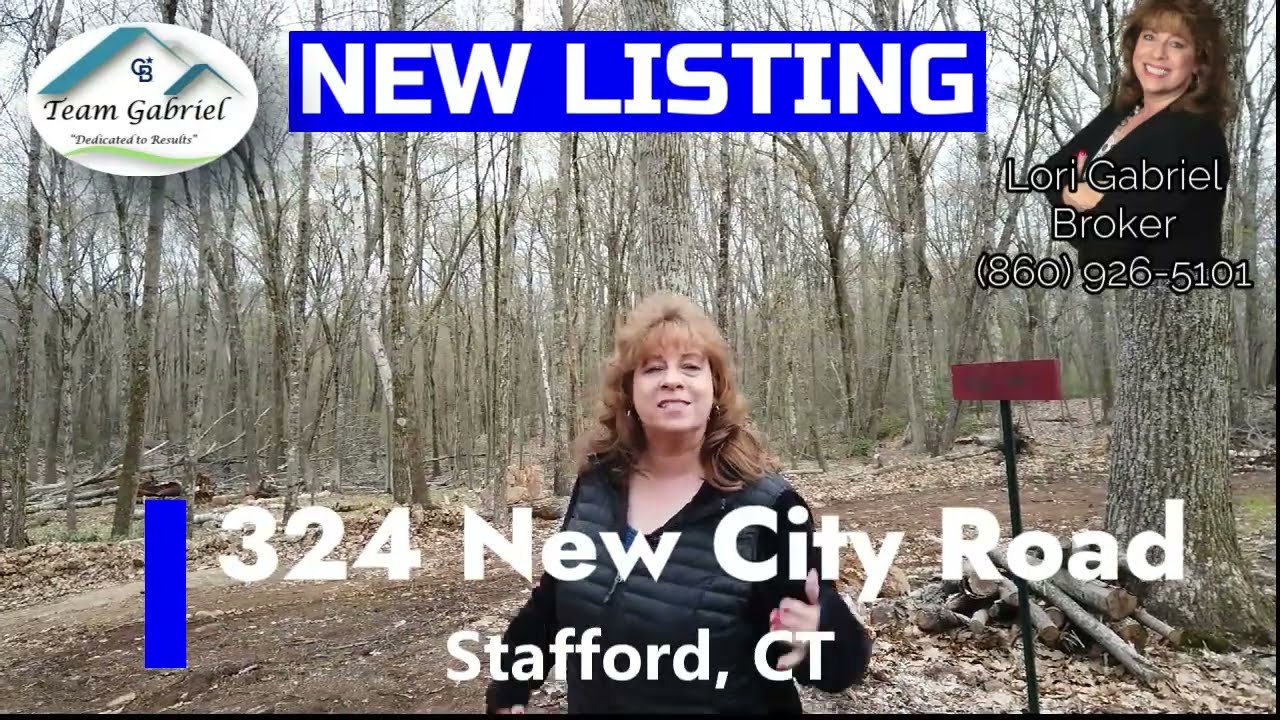 NEW Listing: 324 New City Road, Stafford, CT 06076
