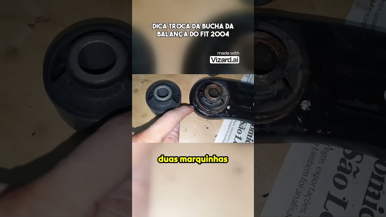 Dica Troca Bucha Balança Fit 2004 - #diy #dicasautomotivas #
