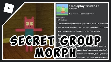 *NEW* How to get Secret Group Morph in PIGGY RP [W.I.P] (Roblox)
