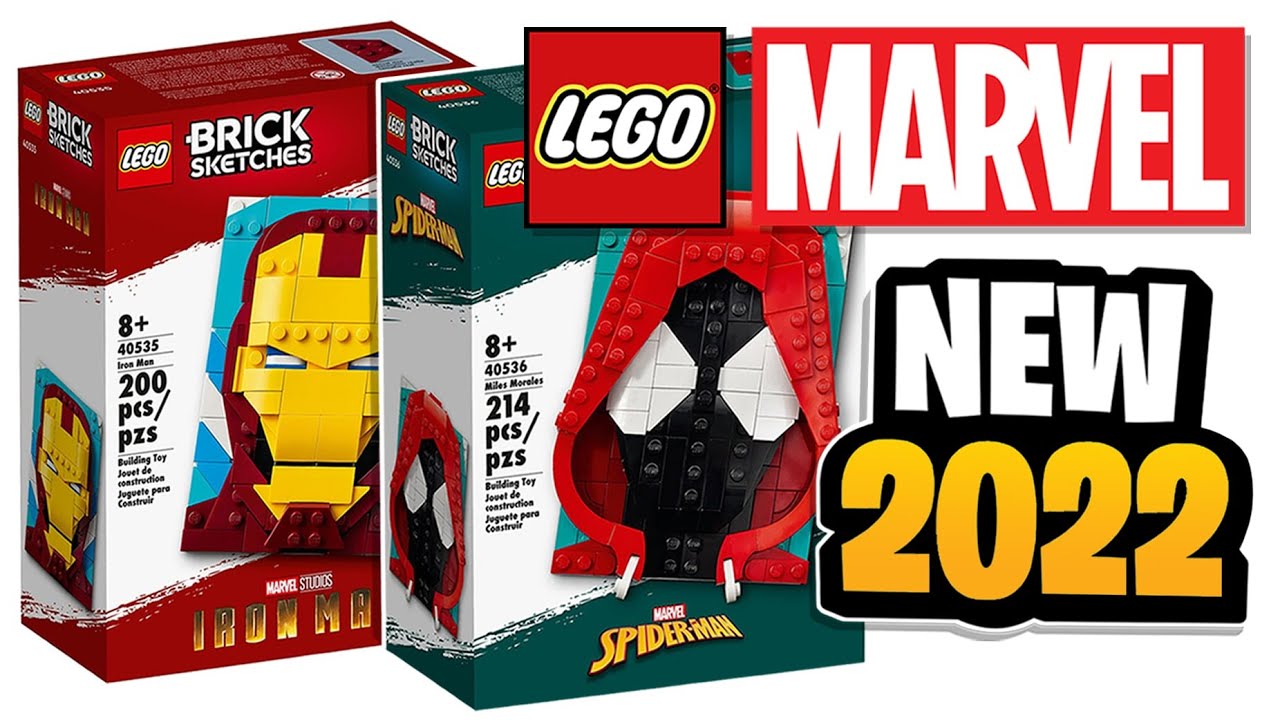 NEW LEGO Marvel Super Heroes Brick Sketches