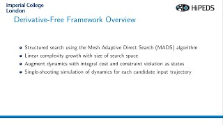 Towards a Framework for Nonlinear Predictive Control using Derivative-Free Optimization - NMPC 2021 Wealth